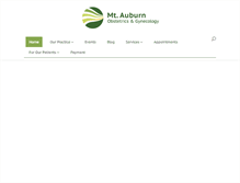 Tablet Screenshot of mtauburnobgyn.com